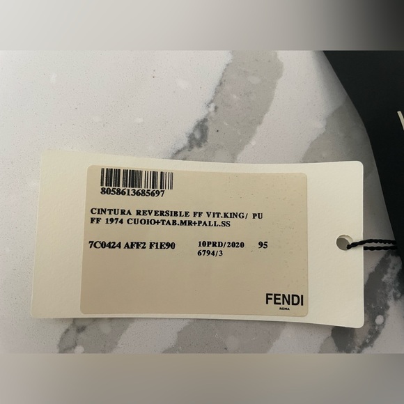 Fendi Cintura Reversible belt in brown/tobacco - Picture 6 of 6